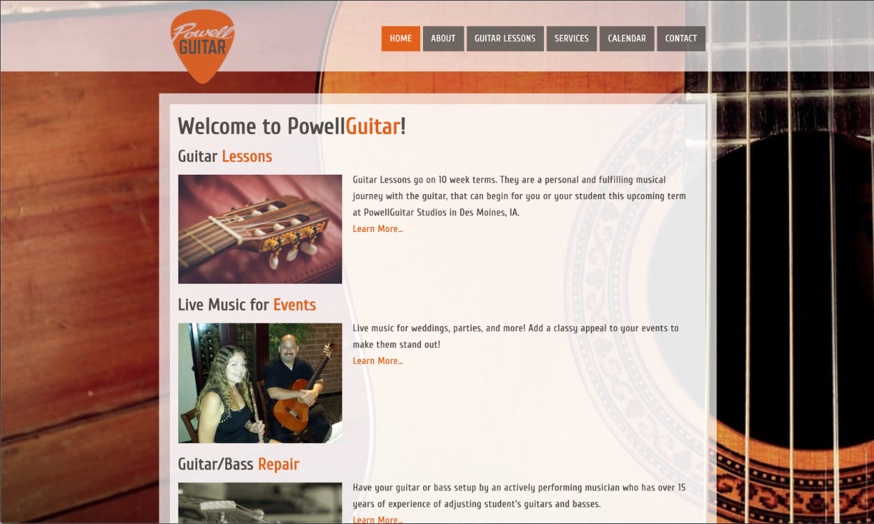 Powell Guitar Sample Image